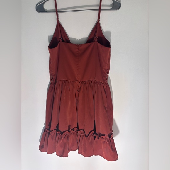 Cider Rust Spaghetti Strap Dress - Picture 2 of 3